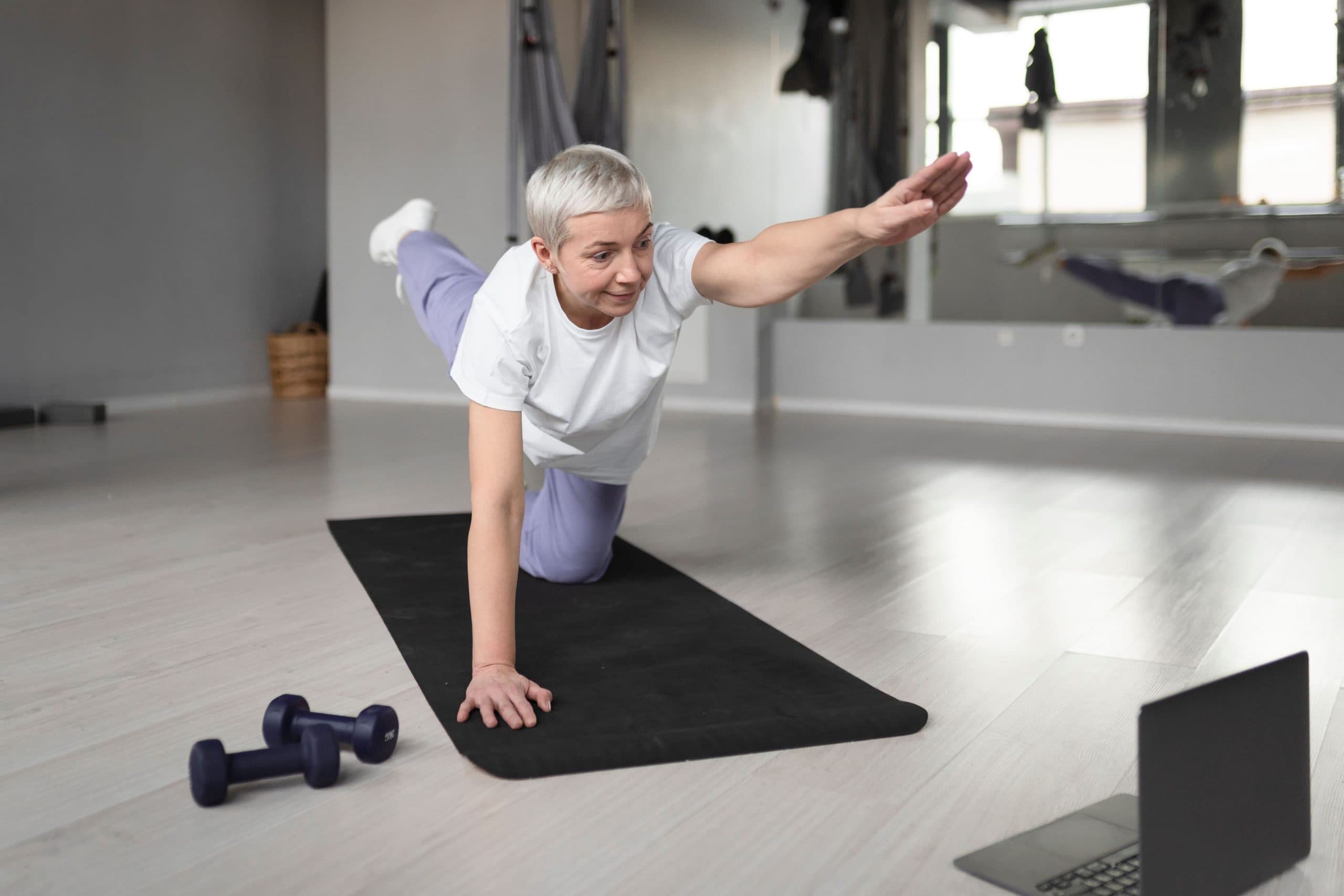 Chair-based balance exercises for older adults